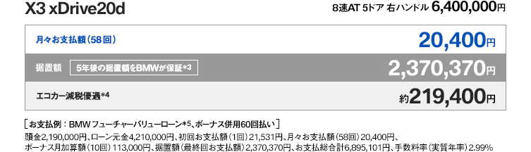 支払い例